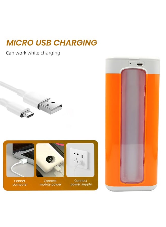 WEIDASI Rechargeable LED Emergency Light WD-869 | 3-Level Brightness | Dual Tube Lighting | Micro USB Charging | For Home, Study, Camping & Power Cuts - Image 5