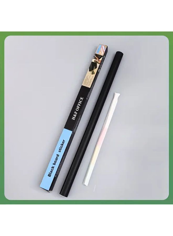 5 Colorful Chalk Pens With Self Adhesive Removable Vinyl Whiteboard Paper 17.72 X 39.37 Inch Green Dry Erase Message Boards For Office School And Home - Image 1