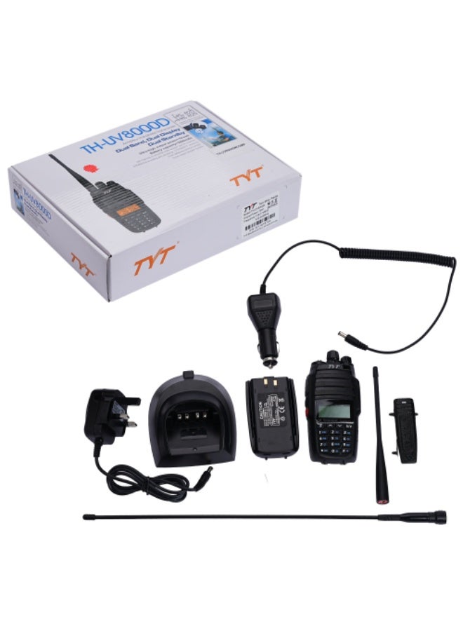 TYT UV-8000D Dual Band VHF/UHF Handheld 10W Rechargeable Battery Type-C - Image 2