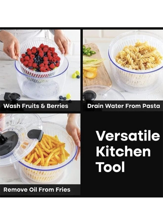 Kutis 1-Piece Fruit And Vegetable Washing Basket Dryer Basket Kitchen Utensil Gadget 22 x 15 Centimeter - Image 4