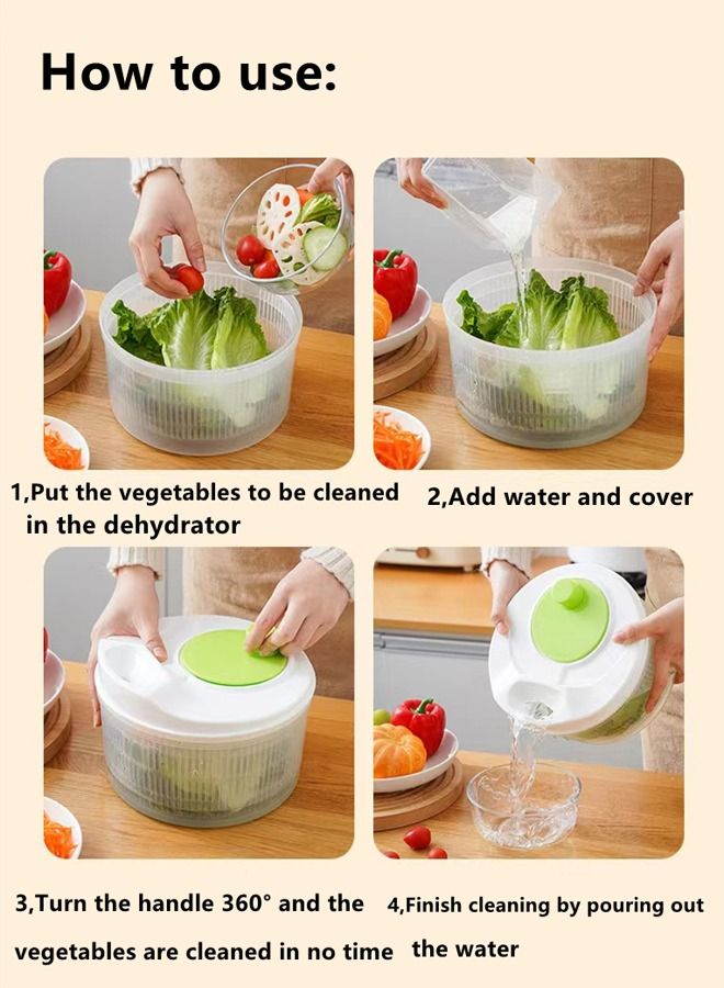 Kutis 1-Piece Fruit And Vegetable Washing Basket Dryer Basket Kitchen Utensil Gadget 22 x 15 Centimeter - Image 5