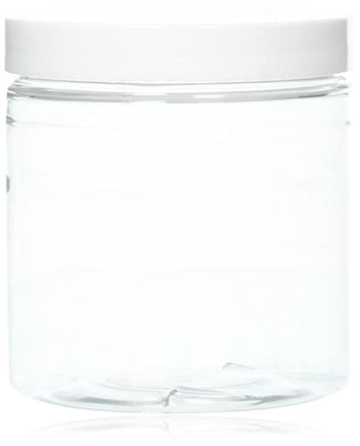 Aromatic Aromatic Bakefat India 12 Pack Clear Plastic Storage Favor Jars Wide-Mouth Plastic Containers with Lids for sprinkles and edibles-transparent white-100 gram storage capacity - Image 3