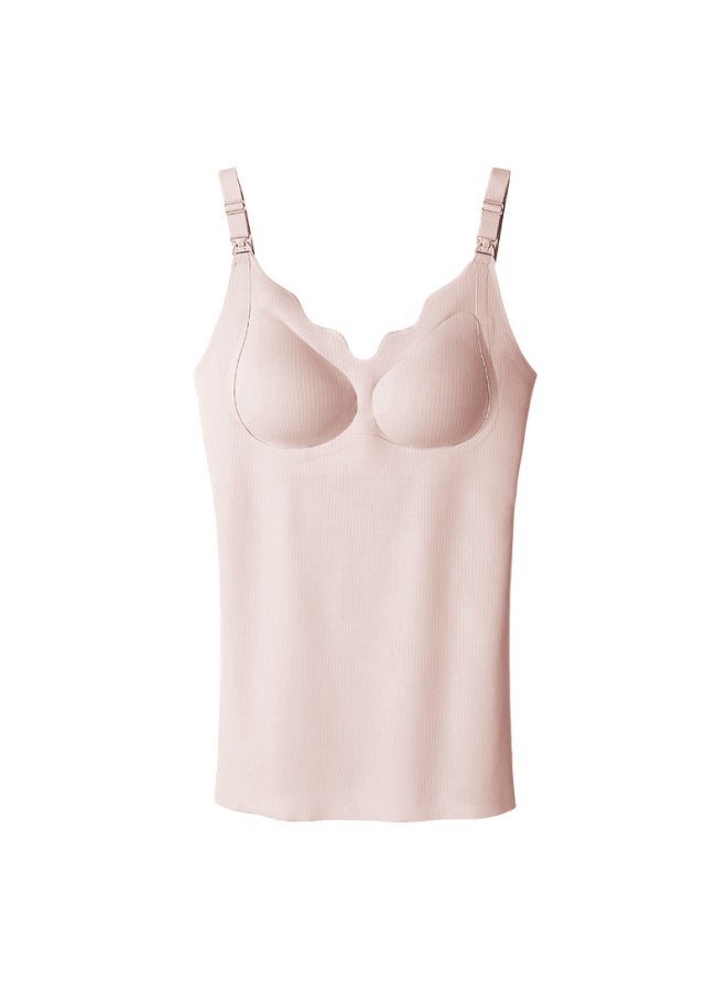 W-shaped Breast-supporting Lactation Sling Spring And Summer Thin Vest For Pregnant Women Comfortable Breathable Lactation Period Wear-free Lactation Underwear