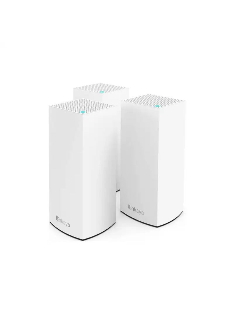 Linksys Atlas 6 AX2900 Dual-Band WiFi 6 Intelligent Mesh Router System, 3-Pack, Up to 6000 Sq. Ft. Coverage, 75+ Devices, White (MX20EC3) white
