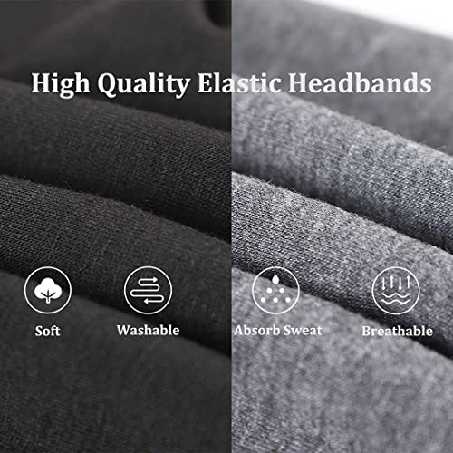 Kachanaa 4 Pack Wide Headbands for Women Elastic Boho Bandeau Headbands African Sport Yoga Workout Turban Head Bands Hair Accessories(Exquisite) - Image 2