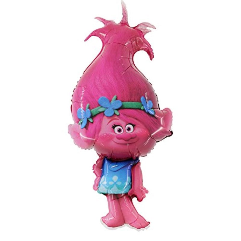 GRABO 1 x Trolls Poppy Shape 43 x 21109 cm x 53 cm Foil Balloon - Image 2