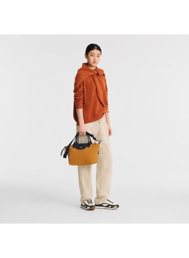 Longchamp Energy Series Medium Tote Bag, Waterproof, Mustard Yellow - Image 2