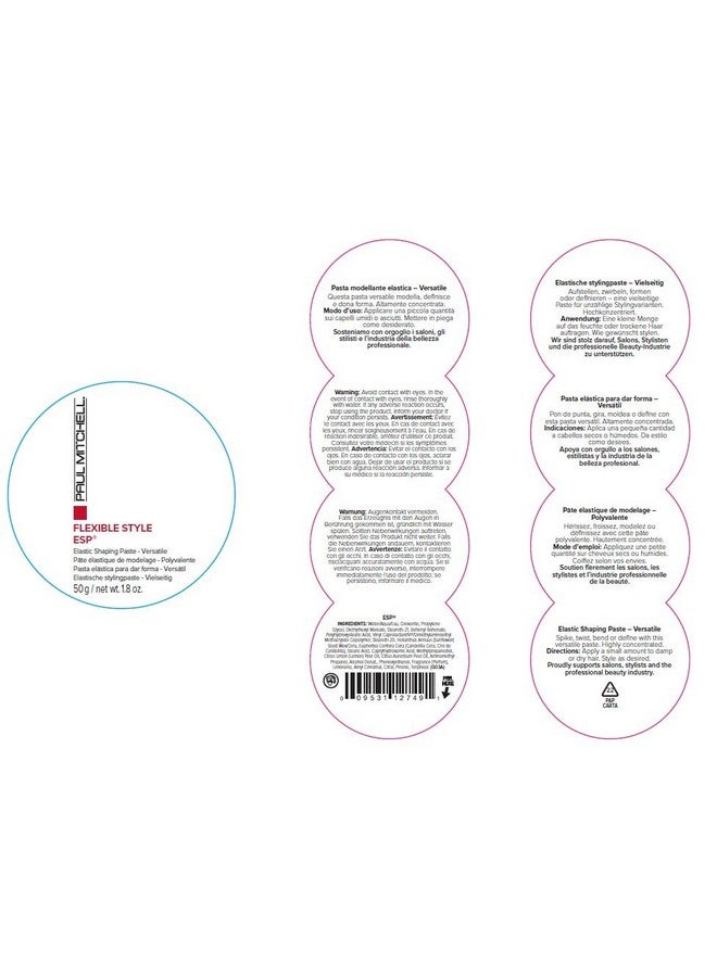 بول ميشيل معجون تشكيل الشعر المرن ESP من بول ميتشل، ملمس قابل للانحناء، تثبيت مرن، لجميع أنواع الشعر، 1.8 أونصة. - Image 5