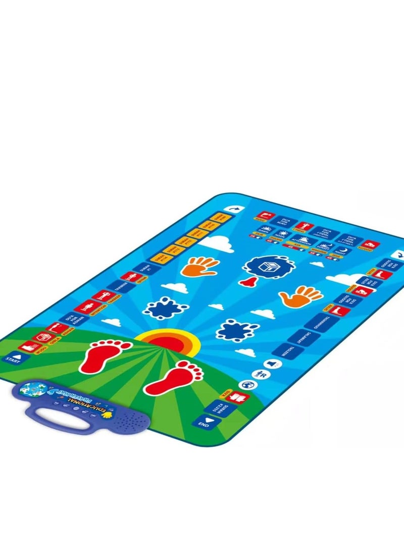 SUKILO Kids Educational Smart Prayer Mat – Interactive Touch-Sensitive Rug, 36 Keys, 7 Languages, Waterproof, Learn to Pray with Sound Instructions – Requires 3 AA Batteries  - Image 3