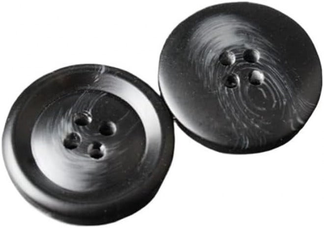 Button,10pcs Coat Windbreaker Resin Buttons Shirt Hand-Sewn Four-Eye Button Jacket Suit Decorative Button(10pcs S11,30mm) - Image 1