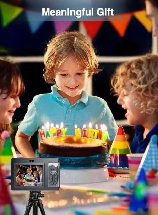 بيوينتي الكاميرا الرقمية ، 4k كاميرا الأطفال LED ملء الأضواء نقطة وإطلاق النار الكاميرا الرقمية ، كاميرا صغيرة المدمجة للأطفال الأولاد البنات - Image 4