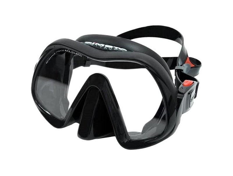 ATOMIC Aquatics Venom Frameless Scuba Diving Mask with Rigid Silicone Skirt | Comfortable Ultra-Clear Swimming Mask for Scuba Diving & Snorkeling, Black - Image 1