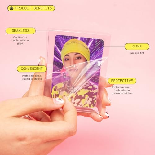 Mandu Deco Toploaders for Kpop Album Photocards or Trading Cards, 3" x 4" (Pack of 25) - Image 2