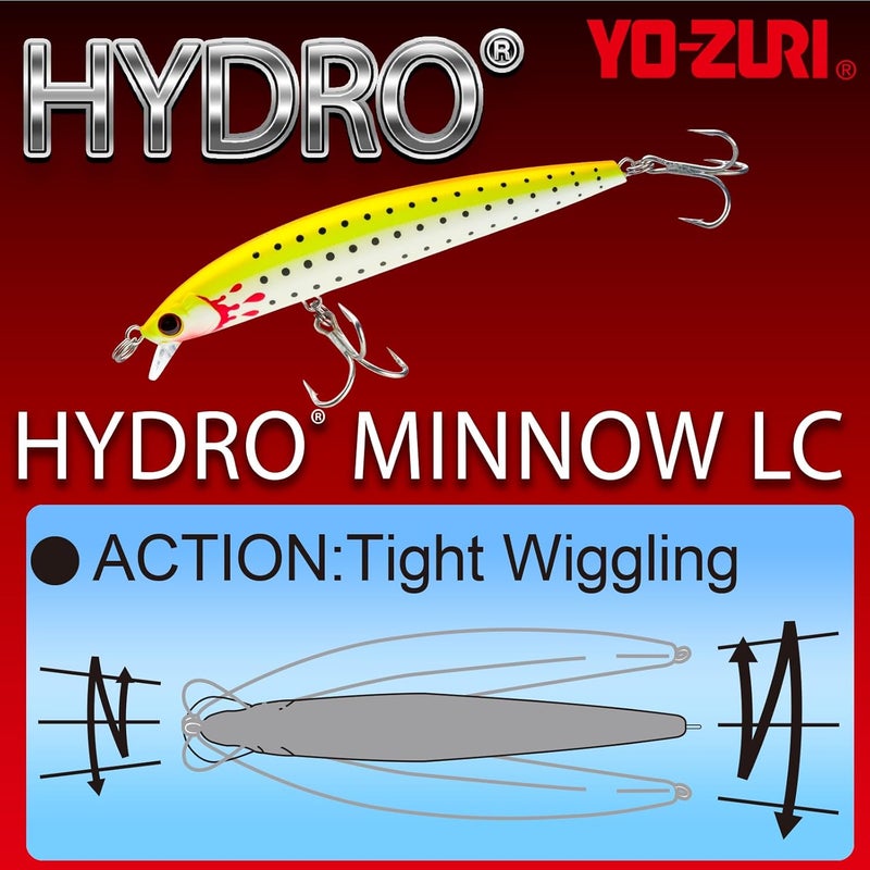 DUEL Yo-Zuri Hydro Minnow LC F 150mm 6in Black Silver - Image 3
