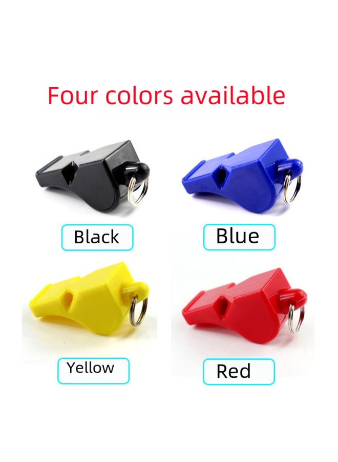 Generic Plastic Fox Whistle Survival Sports Training Dolphin Mouth Whistle Basketball Volleyball Referee Special Outdoor Fitness-Color:Blue - Image 1
