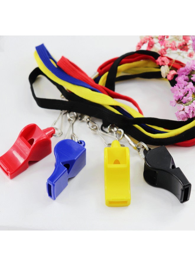 Generic Plastic Fox Whistle Survival Sports Training Dolphin Mouth Whistle Basketball Volleyball Referee Special Outdoor Fitness-Color:Blue - Image 4