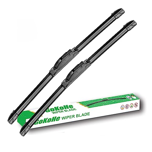 GoKoHe 26" + 16" Windshield Wiper Blades for Honda CR-V Acura RDX 2007-2018 Hyundai Accent 2011-2020 Kia Rio 2012-2020 RAV4 2013-2020 Corolla 2009-2019 Nissan leaf 2011-2020 Front Windscreen Wiper - Image 1