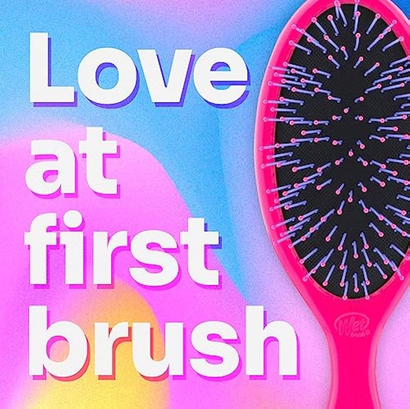 Wet Brush Detangling Hair Brush, For Thick Hair, Pink - Image 4