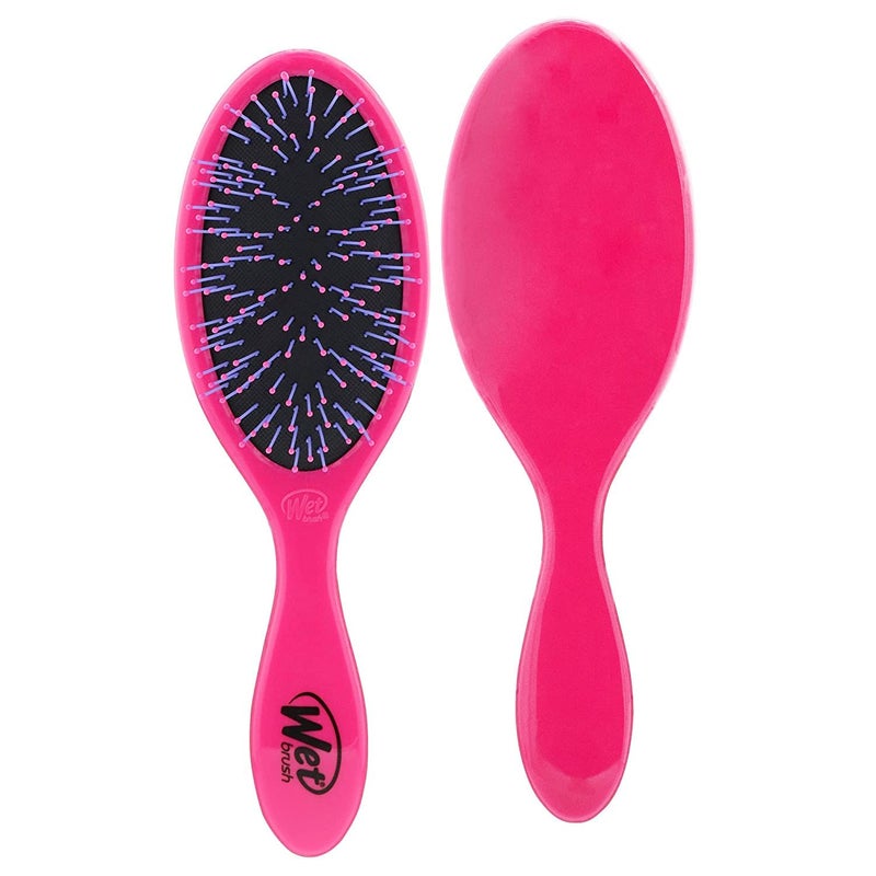 Wet Brush Detangling Hair Brush, For Thick Hair, Pink - Image 1