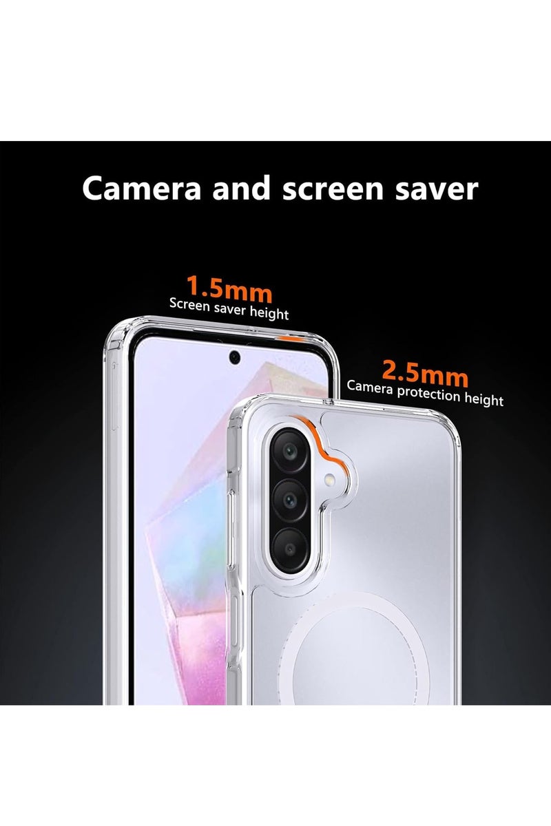 MIGOFAST Samsung Galaxy A15 5G MagSafe Hybrid Clear Case Compatible with Samsung Galaxy A15 5G  Compatible with MagSafe, PC with TPU Hybrid Technology for Galaxy A15 - Image 4
