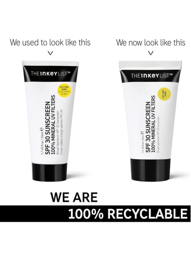 واقي شمسي بعامل وقاية من طيف الاشعة فوق البنفسجية نوع ايه وبي بدرجة 30 للاستخدام اليومي سعة 50 مل ذا انكي ليست SPF 50.0 ملليلتر - Image 3