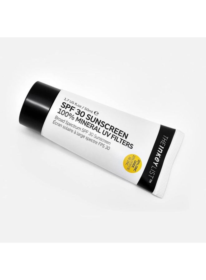 واقي شمسي بعامل وقاية من طيف الاشعة فوق البنفسجية نوع ايه وبي بدرجة 30 للاستخدام اليومي سعة 50 مل ذا انكي ليست SPF 50.0 ملليلتر - Image 2
