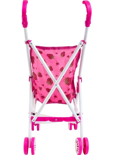 Vardem Walking Stick Metal Stroller White Fuchsia  - Image 3
