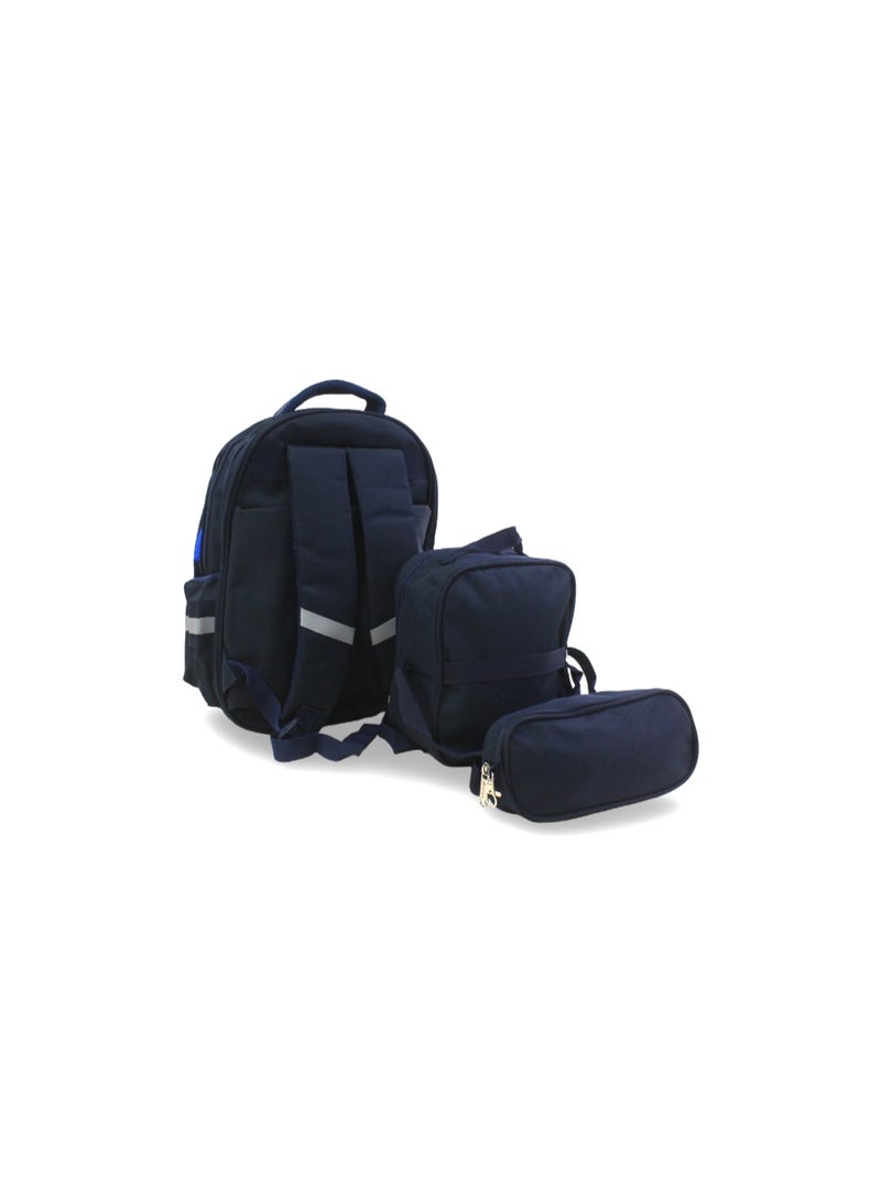 Migo School Set Batman Backpack 14 Inches – Navy - Image 2