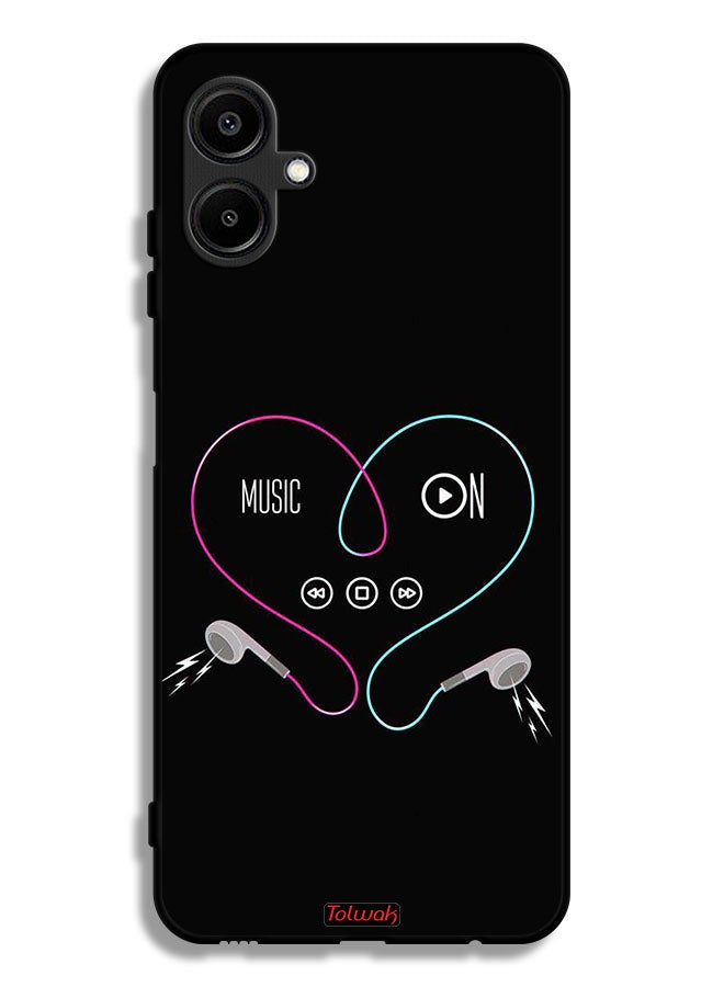 Tolwak Samsung Galaxy M06 5G Protective Case Cover Music On - Image 1