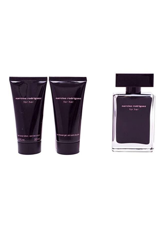 Narciso Rodriguez For Her Gift Set Body Cream Shower Gel