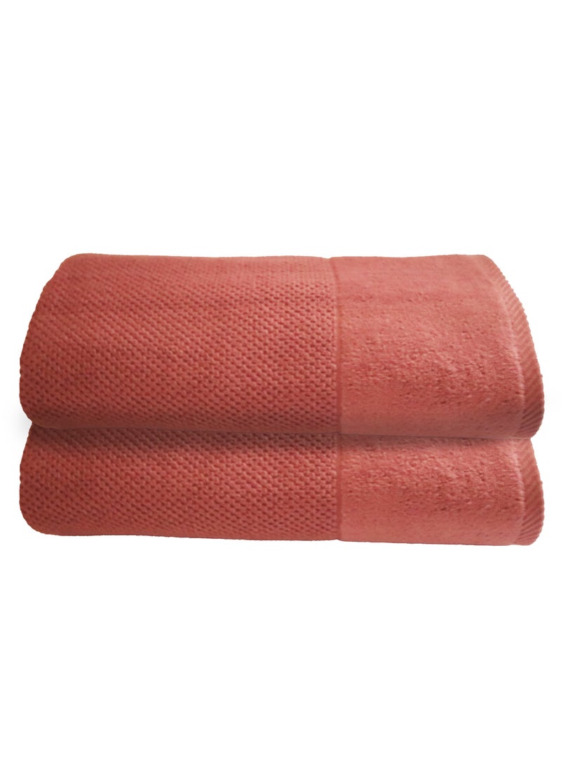 Algrave Bath Towel 100% Premium Cotton Bath Towel (75 x 145 cm)  Fade-resistant Long-lasting Bath Towel Gives Touch & Comfort