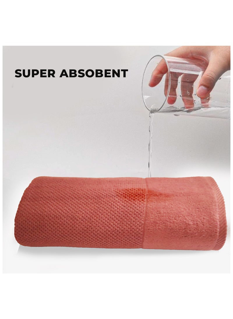 Algrave Bath Towel 100% Premium Cotton Bath Towel (75 x 145 cm)  Fade-resistant Long-lasting Bath Towel Gives Touch & Comfort
