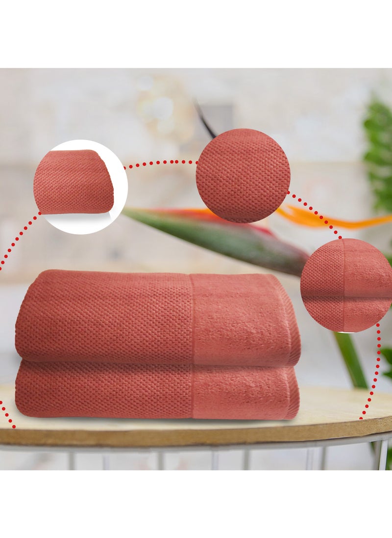 Algrave Bath Towel 100% Premium Cotton Bath Towel (75 x 145 cm)  Fade-resistant Long-lasting Bath Towel Gives Touch & Comfort