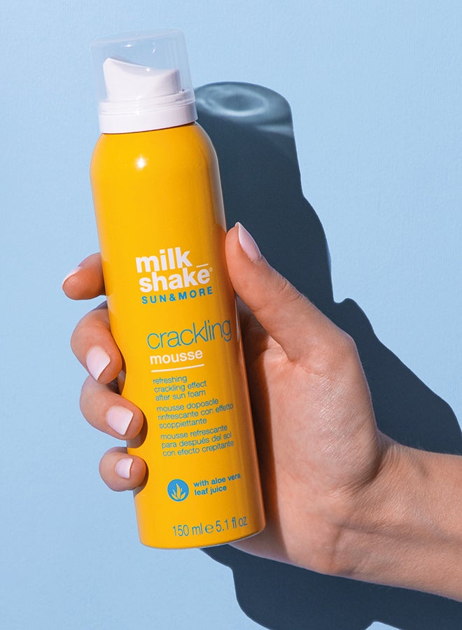 Milk Shake Cooling & Hydrating Crackling Mousse for Hair & Skin - Provides an Instant Effervescent Effect & Protects from UV Damage with Argan Oil (150 ml) - Image 5