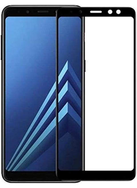 Tempered Glass Screen Protector 3D For Samsung Galaxy A8 Plus 2018 Black