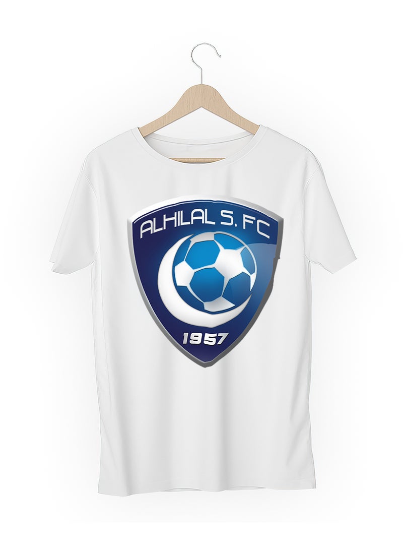 Fashion World Cotton T-shirt Printed with High-quality AlHilal Club - Image 3