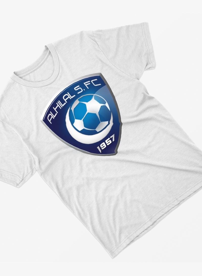Fashion World Cotton T-shirt Printed with High-quality AlHilal Club - Image 2