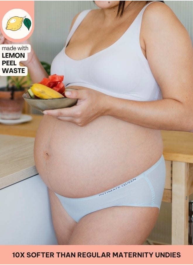 Intimate Queen Lemon Bae Maternity Briefs – Ultra Soft, Seamless  Comfort for Pregnancy & Sensitive Skin (Pack Of 3)  - Image 2