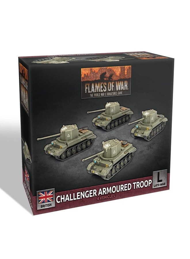 Flames of War Battlefront Miniatures British Challenger Armoured Troop FOW BBX72 - Image 2