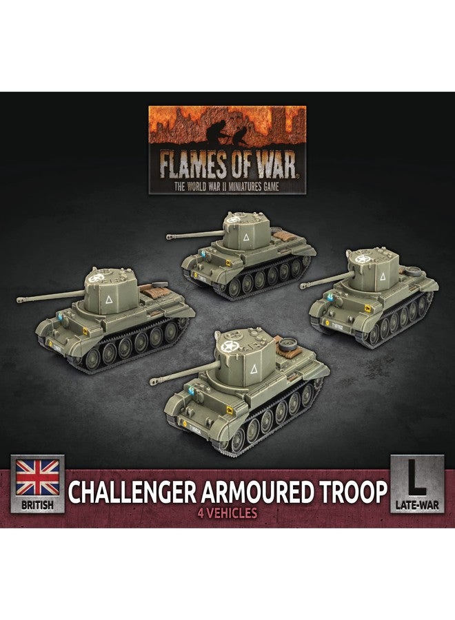 Flames of War Battlefront Miniatures British Challenger Armoured Troop FOW BBX72 - Image 4