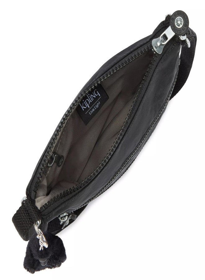 KIPLING KIPLING حقيبة كيبلينج كيكو ميني للجنسين، حقيبة يد خفيفة الوزن قابلة للتعديل، حقيبة كتف متينة، لون أسود، 8 × 9 × 1.25 بوصة - Image 3