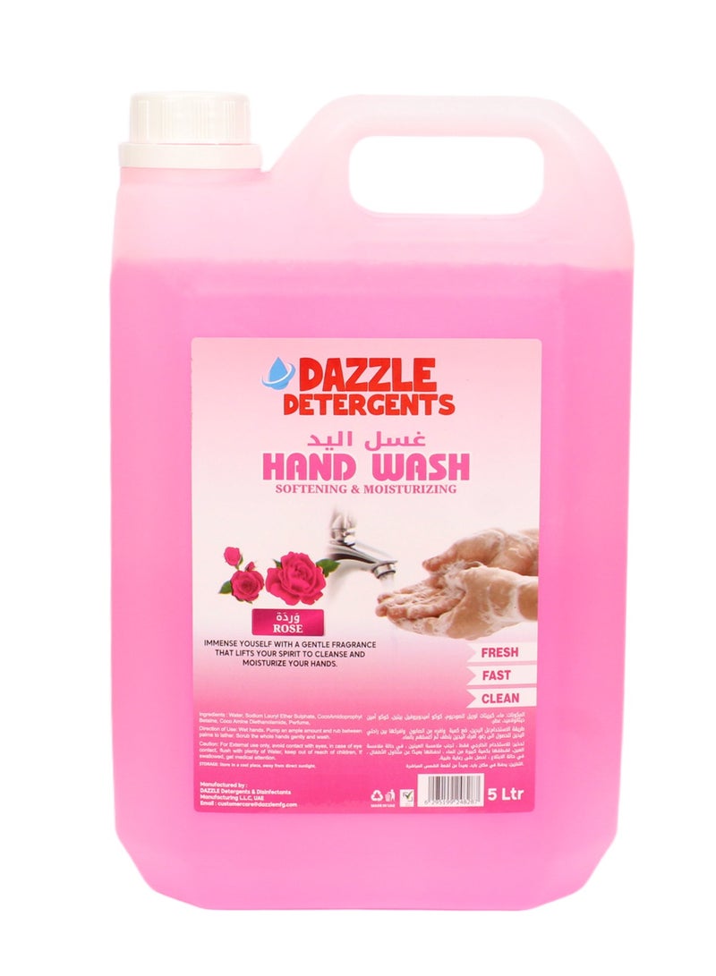 دازل غسول اليدين بالورد 5 لتر