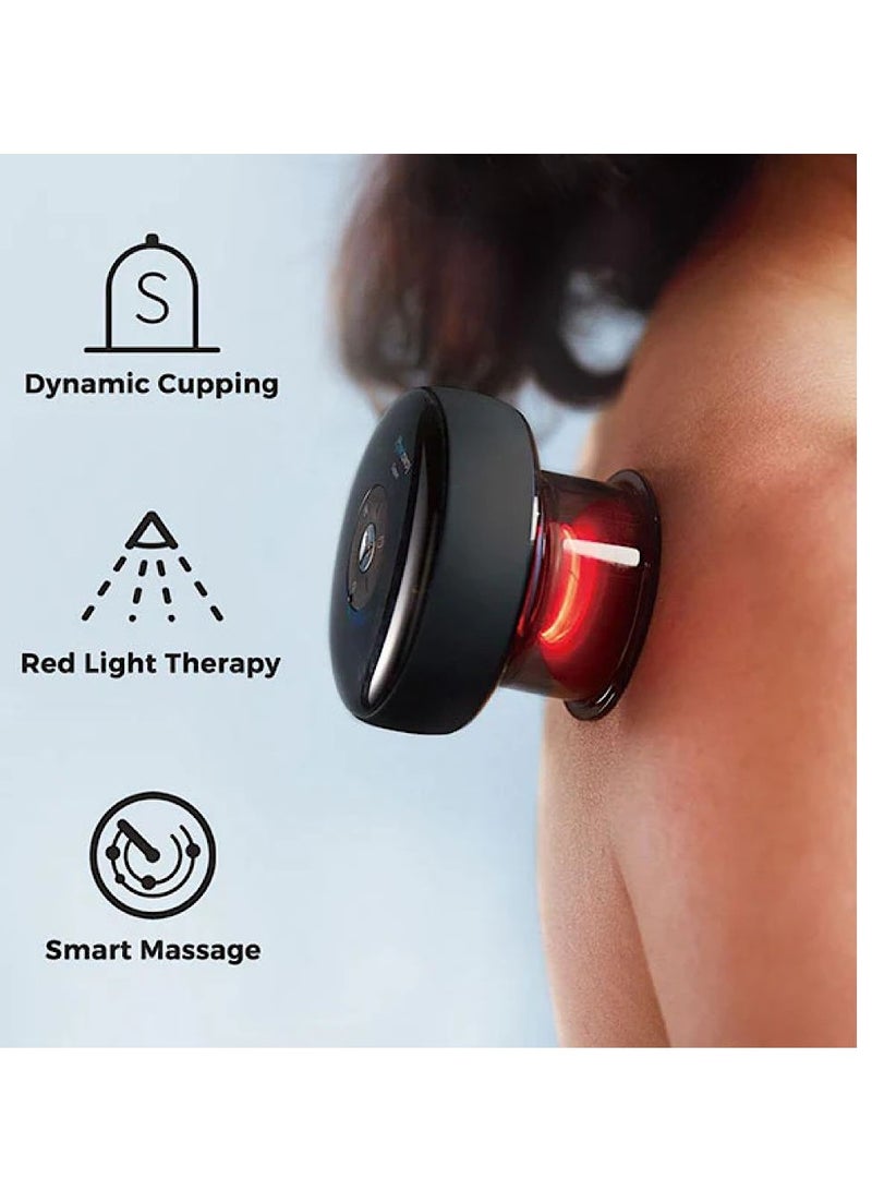 إسكدنيا مدلك الحجامة الكهربائية مدلك العلاج بالحجامة الذكية  6 أوضاع للتدليك العلاج بالضوء لكشط الجسم وحرق الدهون متعدد الألوان - Image 4