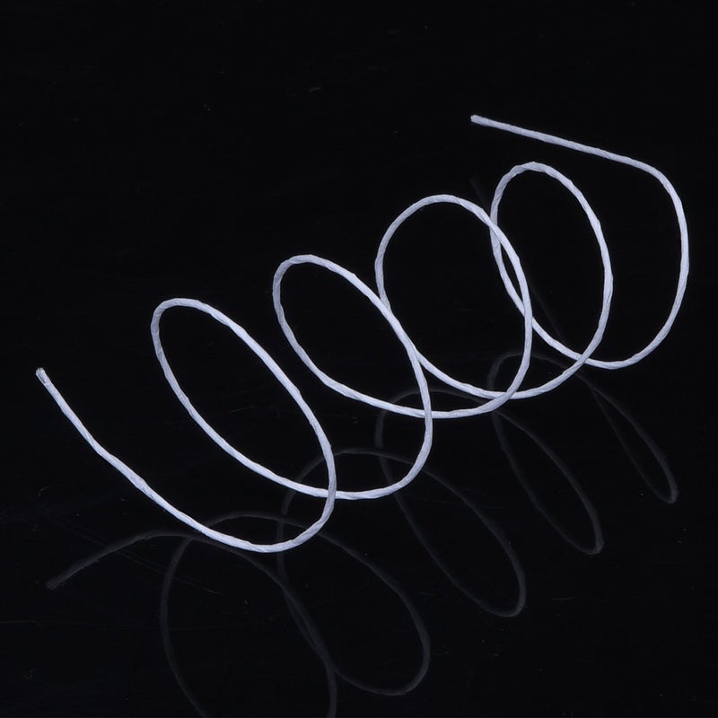 EBOOT 100 Pcs White Floral Wire 26 Gauge Florist Stem Wire for DIY Craft Cake 14 Inch Bouquet Stem Wrapping Wreath Making Flower Arrangement Christmas New Year Holiday Wedding Party Supplies - Image 4