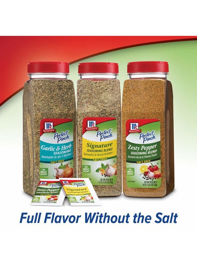 McCORMICK Perfect Pinch Garlic & Herb Seasoning, 19 oz - One 19 Ounce Container of Garlic Herb Seasoning to Add Zesty Flavor to Chicken, Pasta, Salads and More - Image 5
