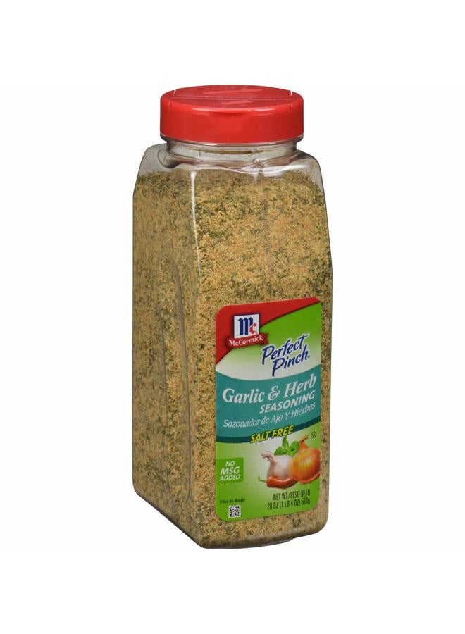 McCORMICK Perfect Pinch Garlic & Herb Seasoning, 19 oz - One 19 Ounce Container of Garlic Herb Seasoning to Add Zesty Flavor to Chicken, Pasta, Salads and More - Image 1