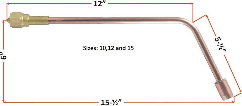 Sa - Heating Nozzle/Rosebud 15-MFA Replacement for 300 Series Victor Torch Handles. Oxy/Acetylene - Image 2