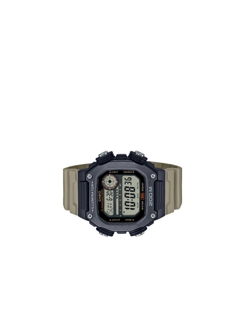 CASIO - Men's Resin Square Shape Digital Watch DW-291HX-5AVDF - Image 1