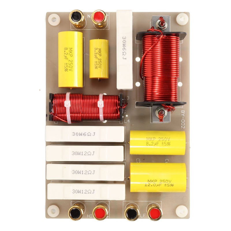 800W 2 Way Audio Crossover Filter Treble Bass Frequency Divider For DIY HiFi Speakers - Image 3