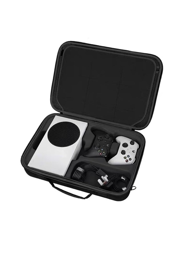 FlashHawk - Xbox Series S Console Storage Bag, for Xbox Series S Game Console, Travel Case, Controller and Gaming Accessories, EVA Waterproof, Black - Image 1